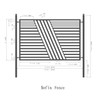 2-Panel Fence Kit – SOFIA Style – 8x5 ft. Each