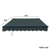 Retractable Awning Fabric Replacement – 10x8 ft. – Forest Green