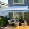 Retractable Awning Fabric Replacement – 12x10 ft. – Sky Blue