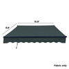 Retractable Awning Fabric Replacement – 16x10 ft. – Forest Green