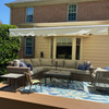 Retractable Patio Awning - 13x10 Feet - Ivory - AW13X10IVORY29-AP | ALEKO