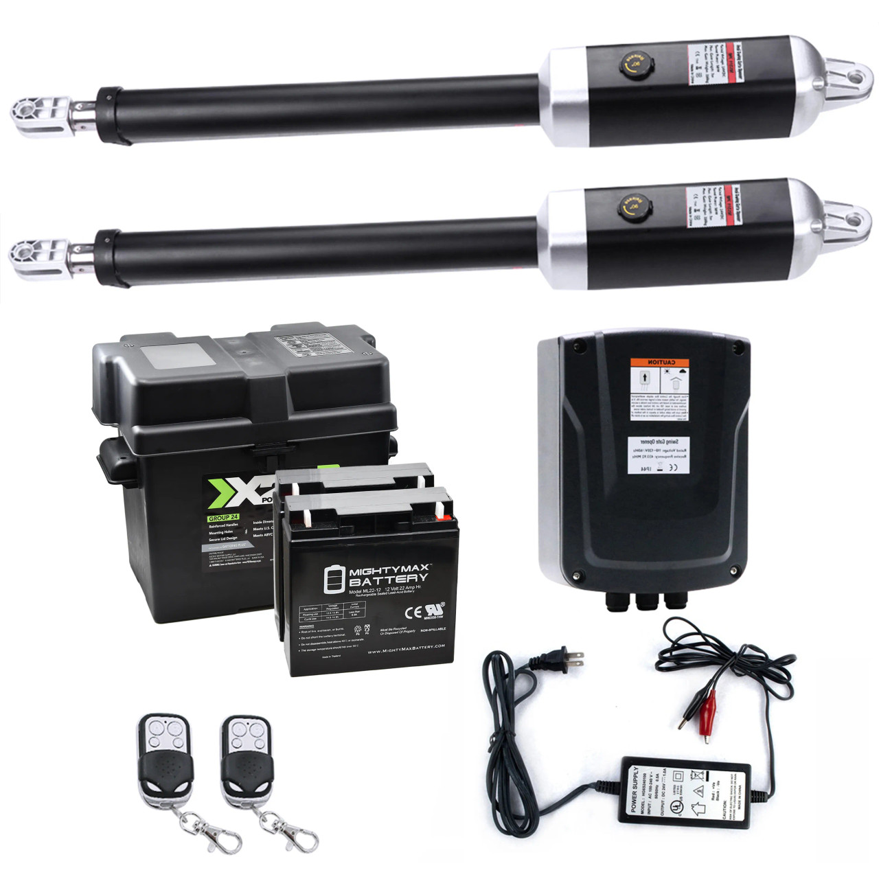 Dual Swing Gate Operator - GG1700/AS1700 AC/DC - Back-up Kit ACC2