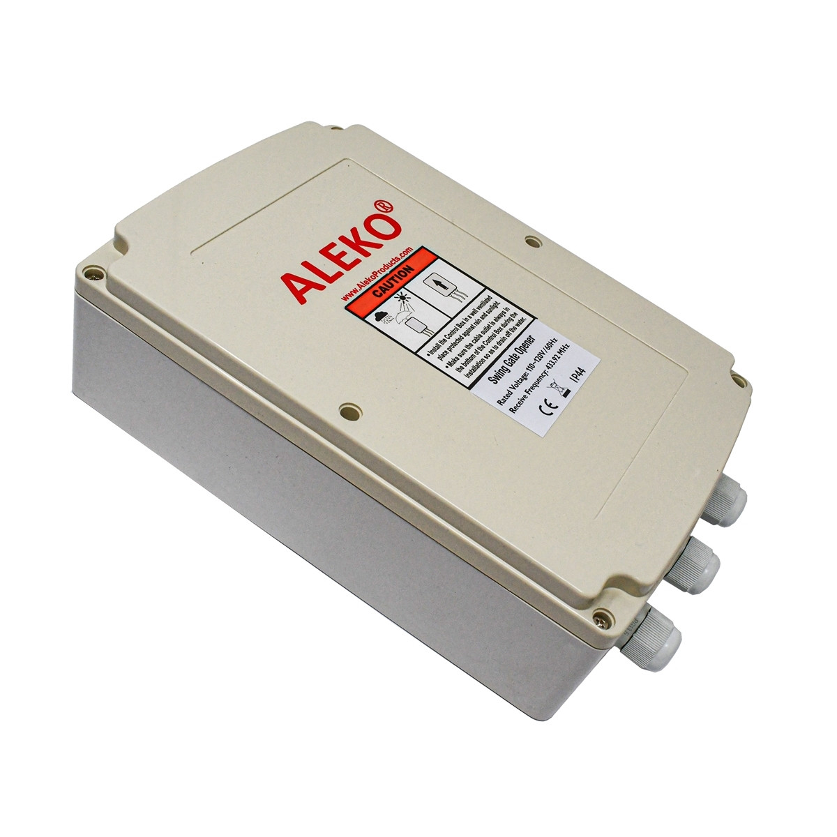 Single Swing Gate Operator - GG650/AS650 AC/DC - Solar Kit 50W - ALEKO