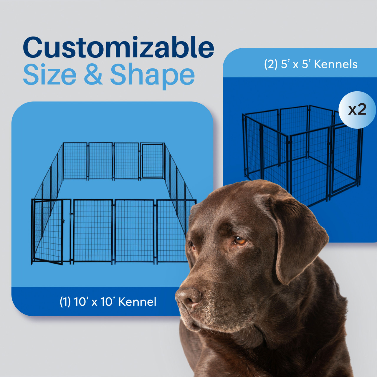 Heavy Duty Pet Playpen Dog Kennel 16-Panel x Feet Each