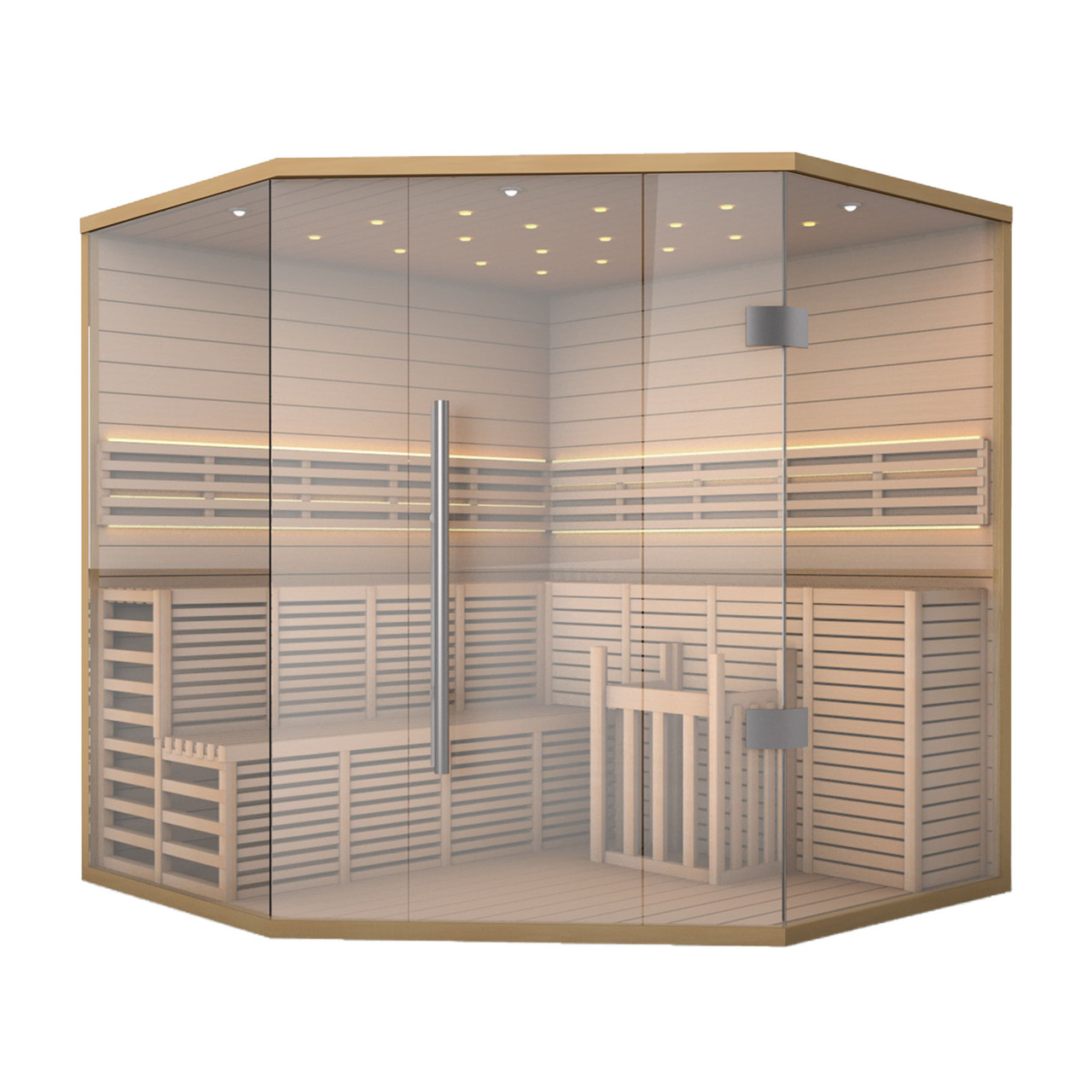 Hemlock Indoor Wet/Dry Sauna - 5-6 Person | SEA5JIU-AP