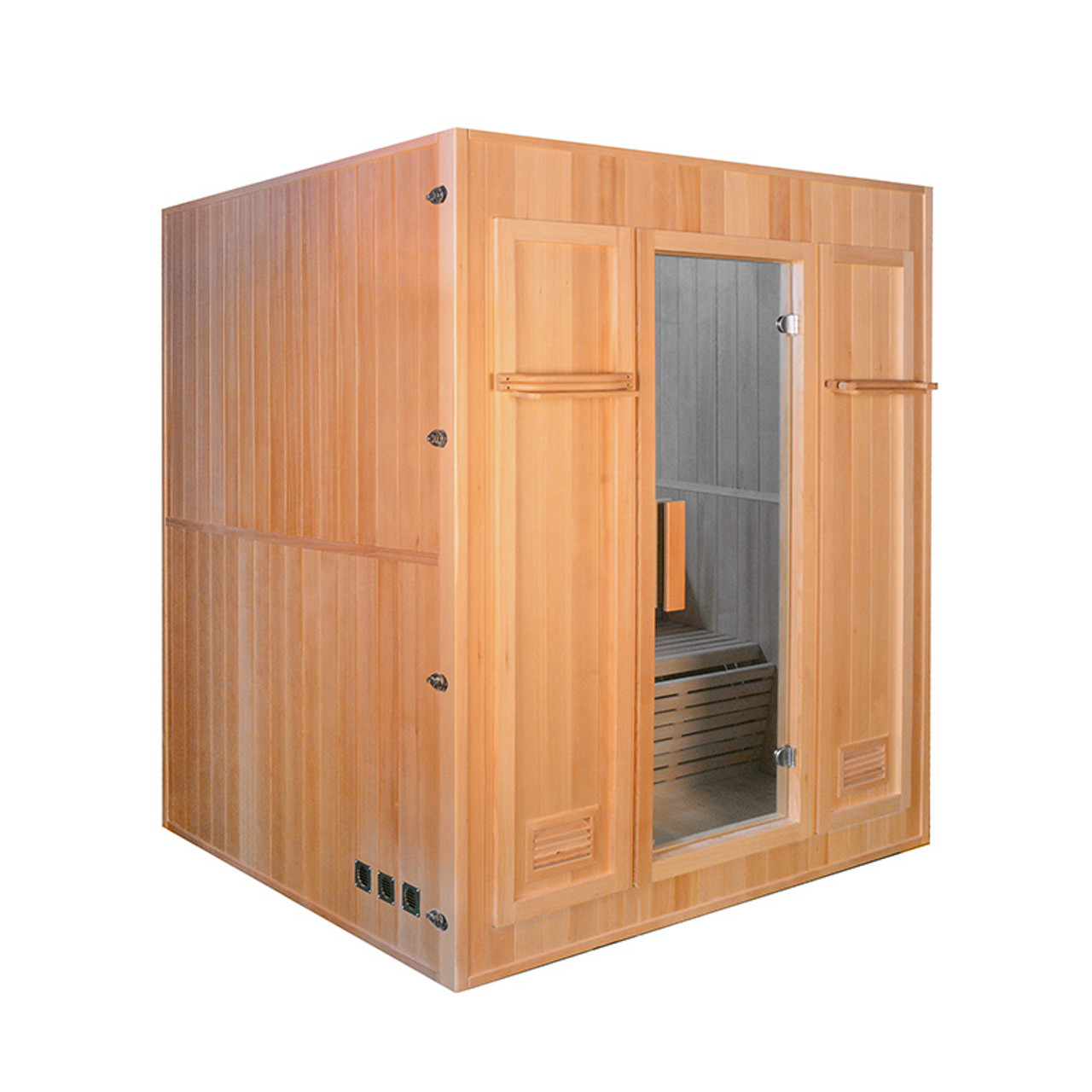 Hemlock Indoor Wet/Dry Sauna - 4 Person | SEN4BUG-AP