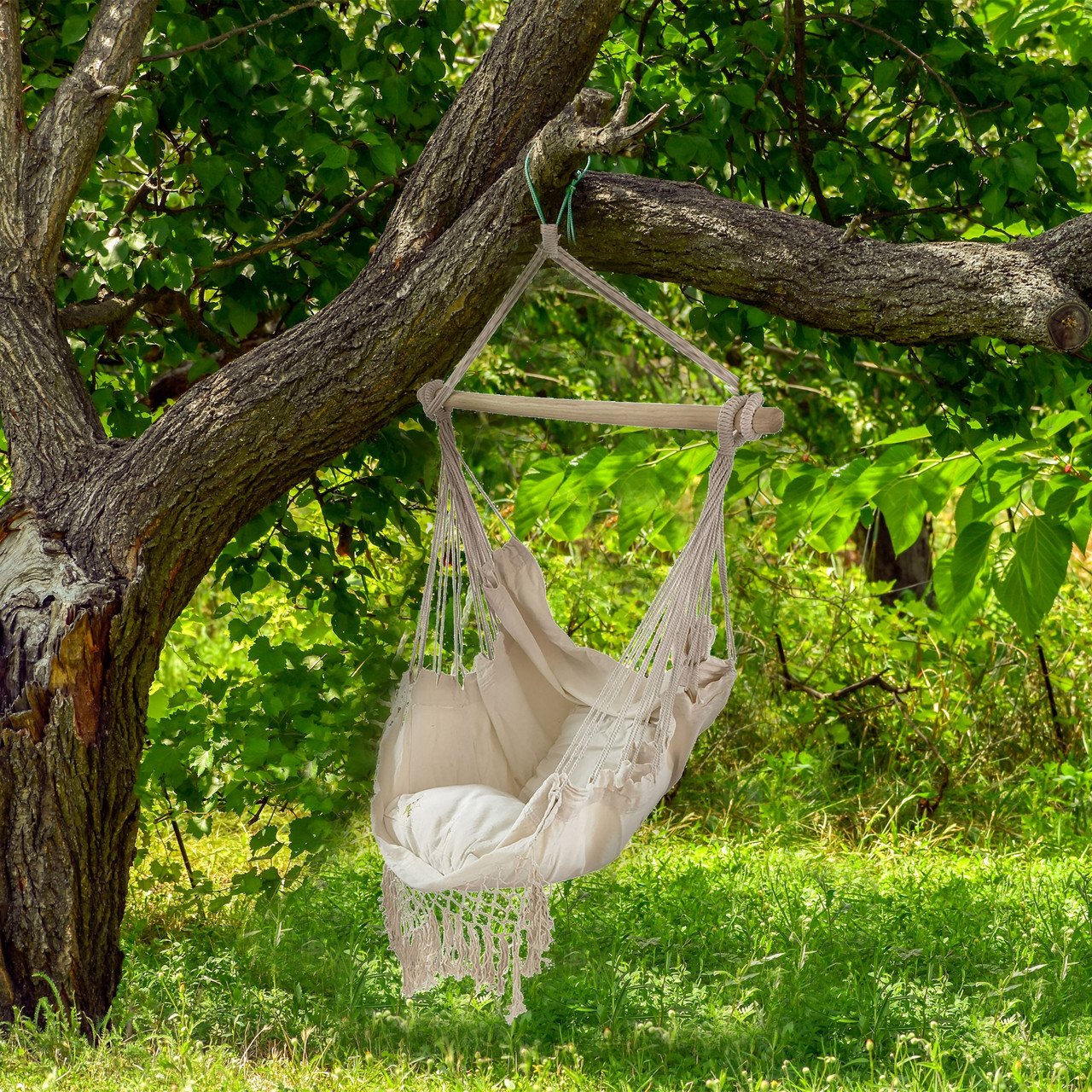 hanging rope swing seat