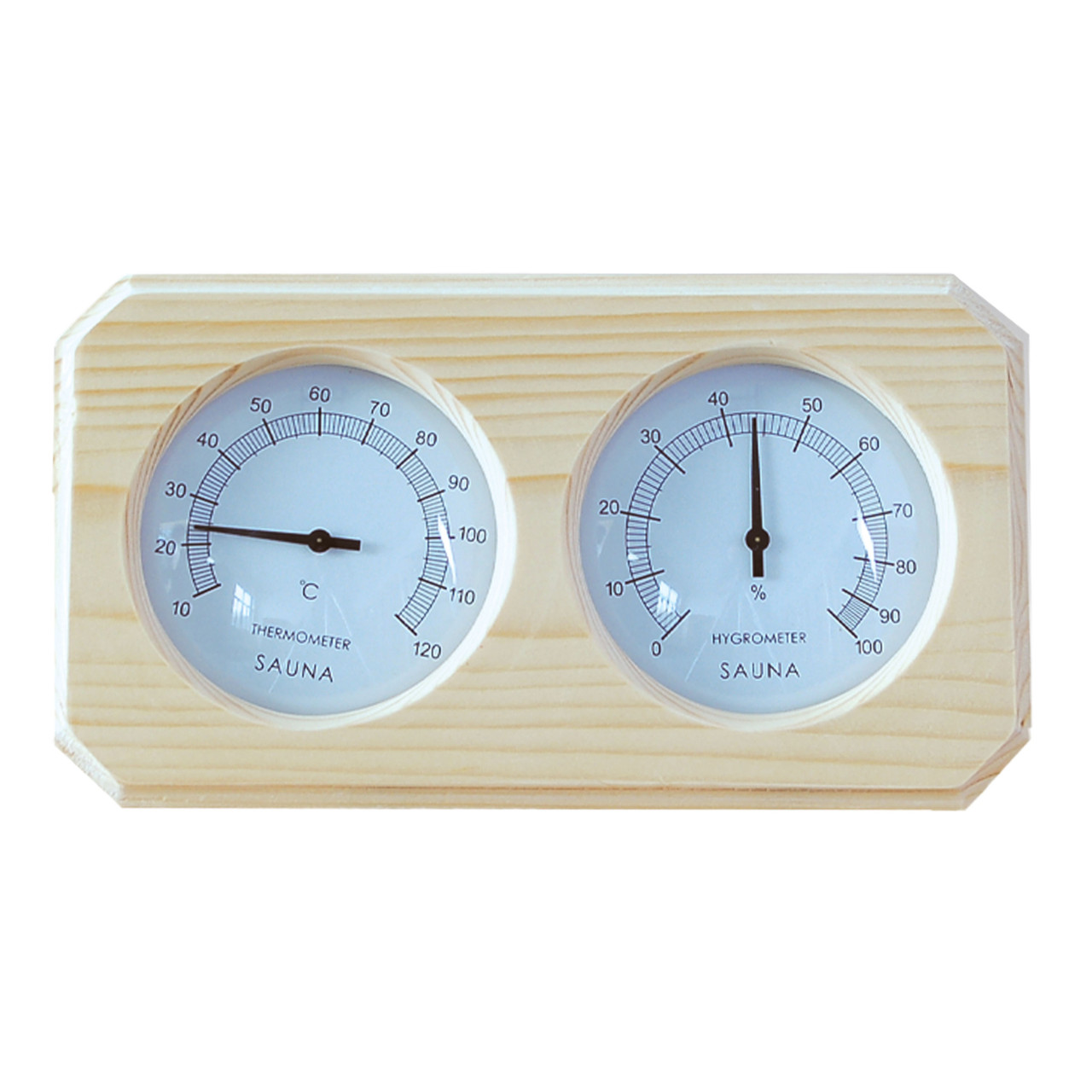 Indoor Outdoor Thermometer - 12 Inch Outdoor Wall Hanging Thermometer  Hygrometer