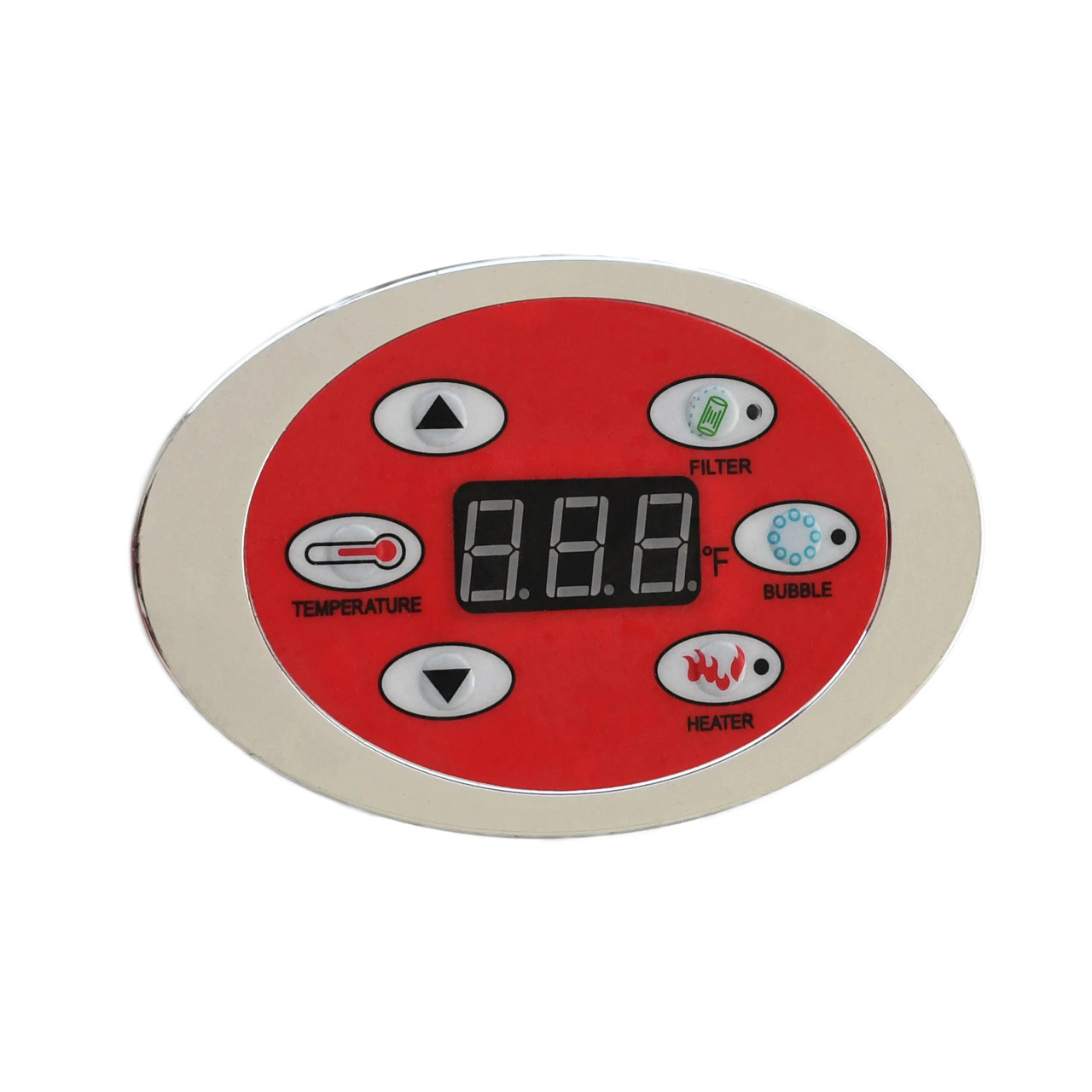 Invel BiiO Pad 温熱サポーター 赤 Digital Control Panel Replacement for Inflatable Hot Tub | ALEKO