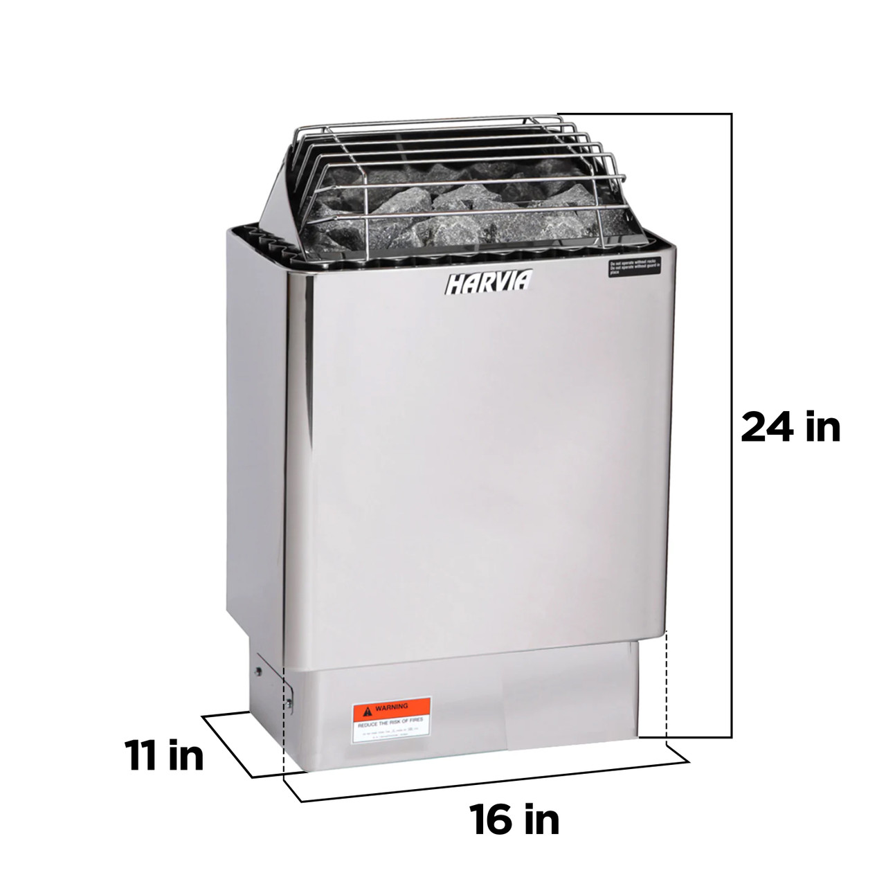 Harvia KIP UL 4.5 kW Certified Electric Sauna Heater - Digital