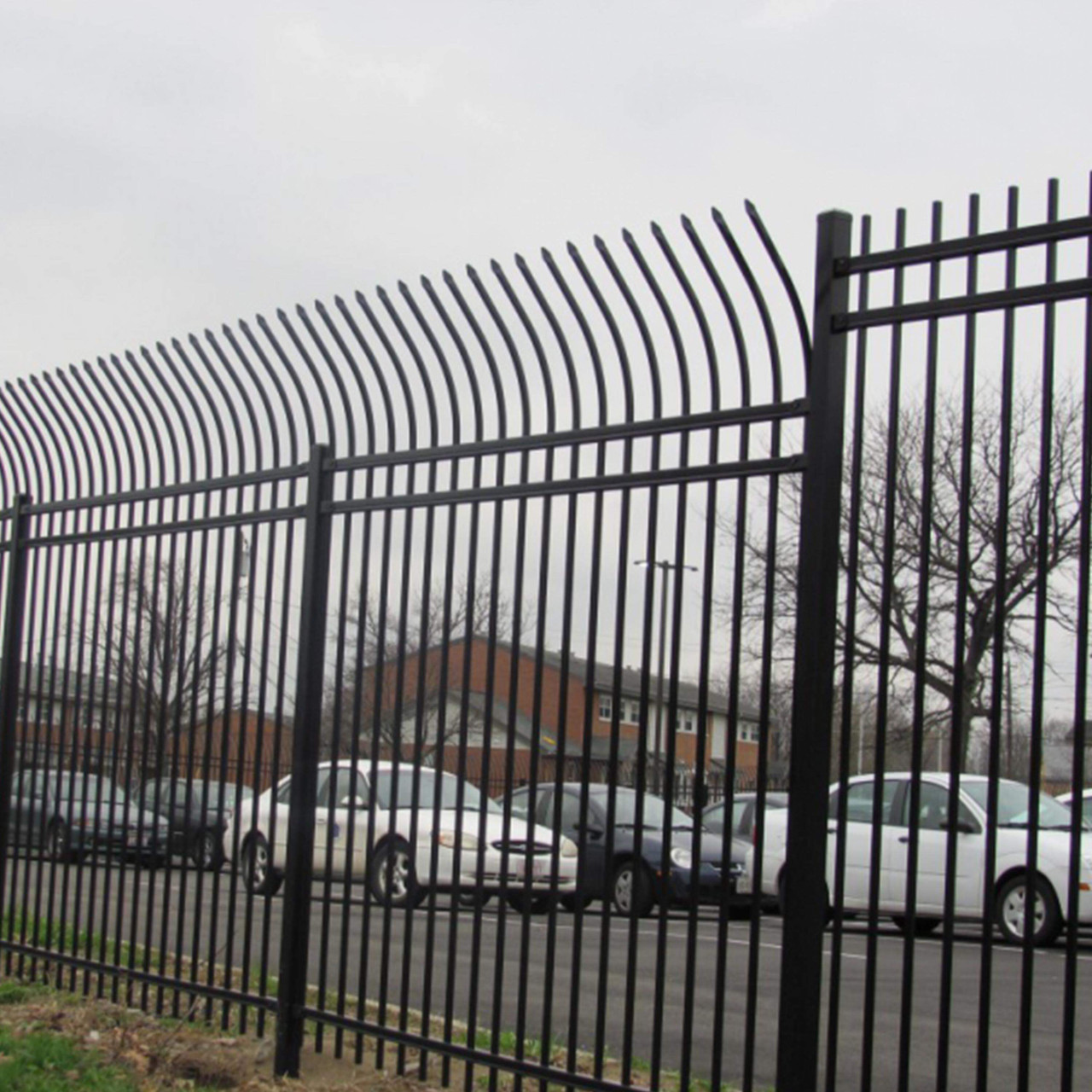 Flat Croc Top Security Fencing Galvanised, Fence Topper