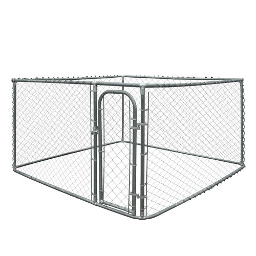 ALEKO DK7X7X4RF Dog Kennel x x Feet DIY Chain Link