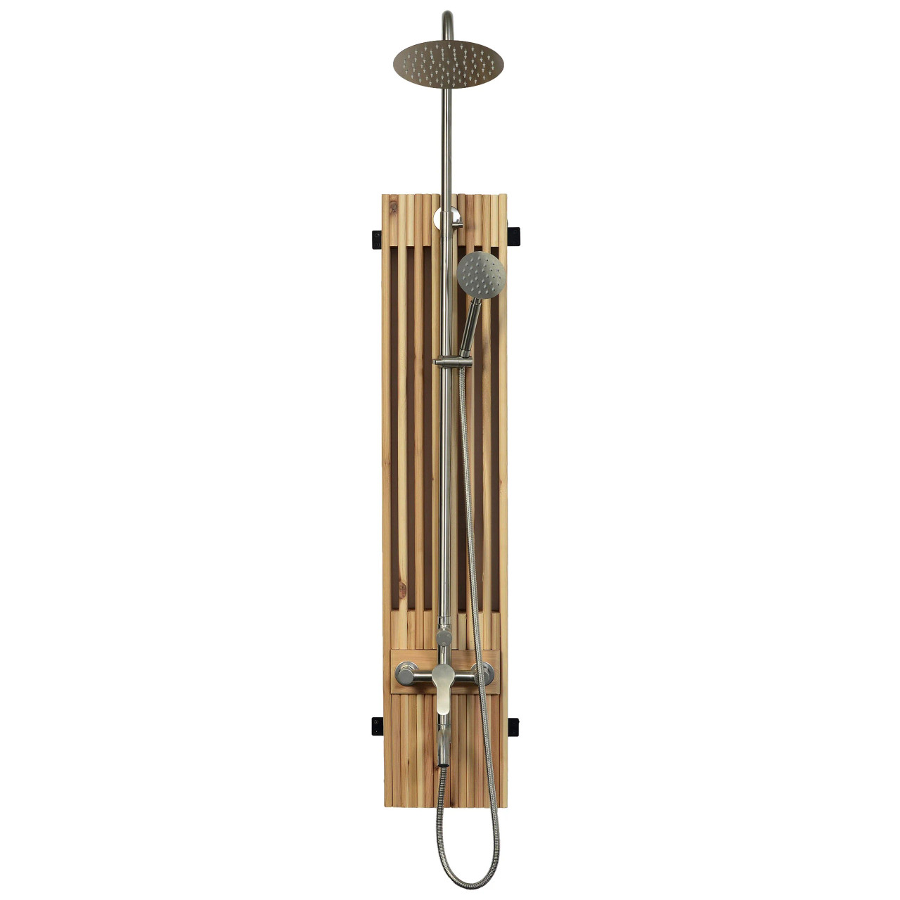Torrent Rinse Outdoor Wall Shower – Polished Finish | ALEKO