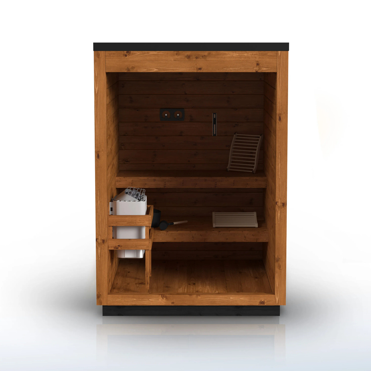 Thermowood Outdoor Sauna – 2 People | ALEKO