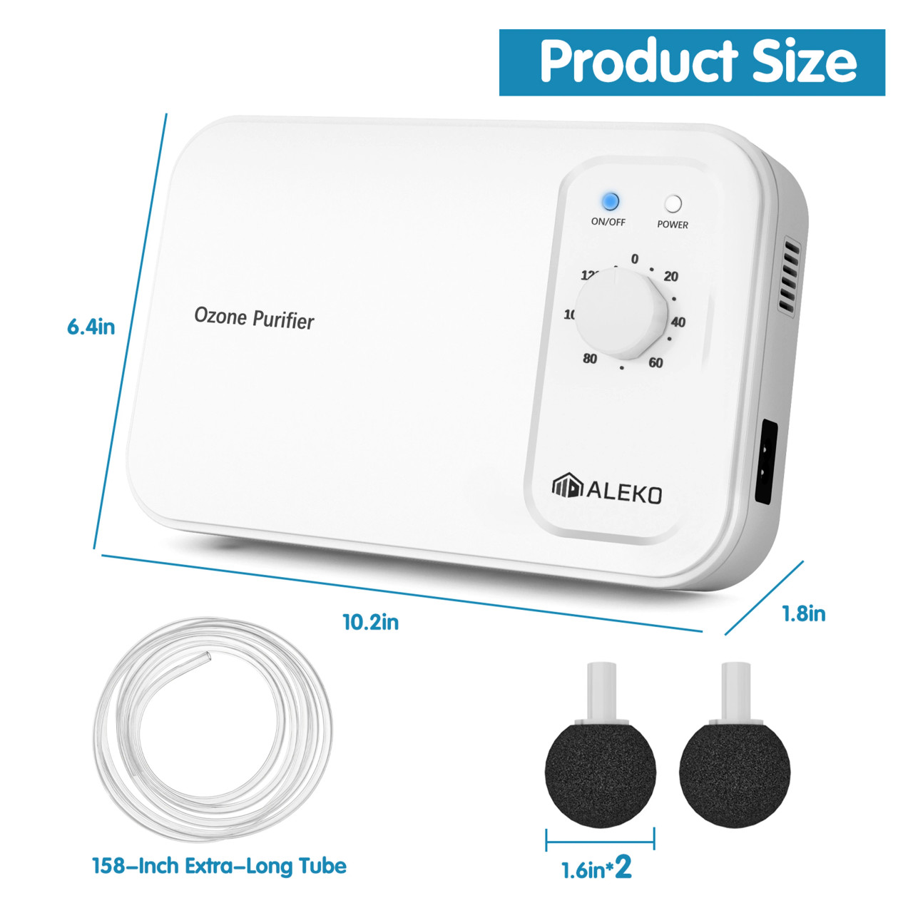 Ozone Purifier for Hot Tubs and Cold Plunges | ALEKO