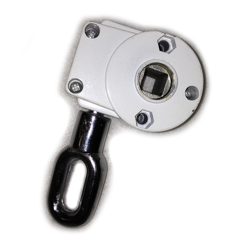 ALEKO Hook Style Hand Crank For Retractable Awning 5 Feet White Awnings