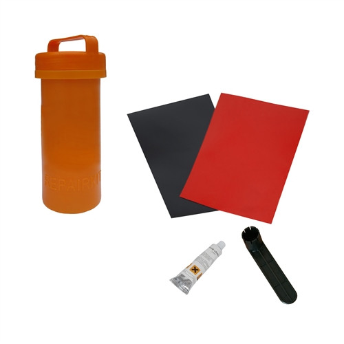 Aleko Complete Essentials Repair Kit for Inflatable Boat - Red