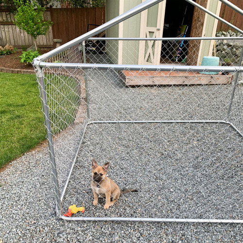 chain link fence roof