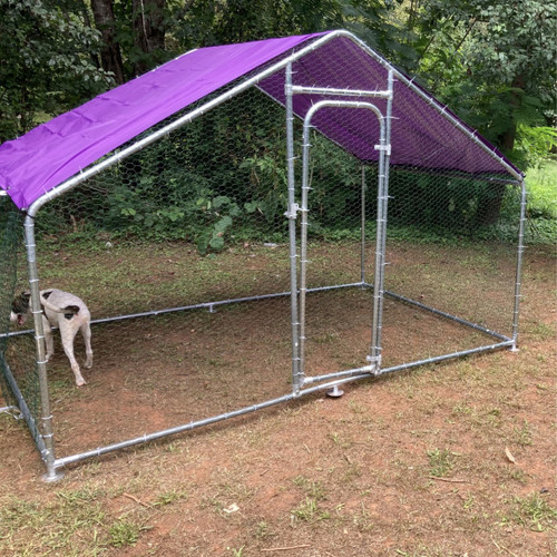 diy kennel roof