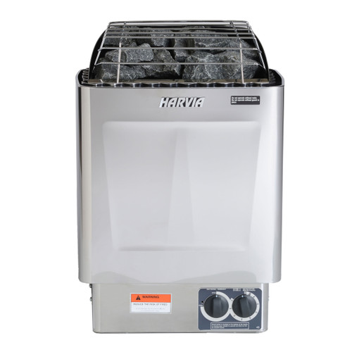 Harvia KIP Wet Dry Electric Sauna Heater Stove - 3 KW - ALEKO
