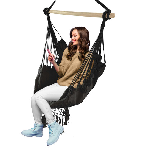 Allegra Yellow Hammock Chair Impagliando