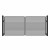 Steel Dual Swing Driveway Gate - MILAN Style - 12 x 6 Feet Steel Dual Swing Driveway Gate - MILAN Style - 12 x 6 Feet