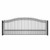 Steel Single Swing Driveway Gate - PRAGUE Style - 16 x 6 Feet Steel Single Swing Driveway Gate - PRAGUE Style - 16 x 6 Feet