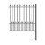 Steel Fence - MUNICH Style - 8 x 5 Ft Steel Fence - MUNICH Style - 8 x 5 Ft