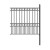 Steel Fence - PARIS Style - 8 x 5 Ft Steel Fence - PARIS Style - 8 x 5 Ft