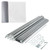 Galvanized Steel Chain Link Fence - Complete Kit - 4 x 50 Feet - 12.5 AW Gauge Galvanized Steel Chain Link Fence - Complete Kit - 4 x 50 Feet - 12.5 AW Gauge