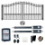 Automated Steel Dual Swing Driveway Gate and Gate Opener Complete Kit – LONDON Style – 12 x 6 Feet - ETL Listed Automated Steel Dual Swing Driveway Gate and Gate Opener Complete Kit – LONDON Style – 12 x 6 Feet - ETL Listed