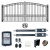 Automated Steel Dual Swing Driveway Gate and Gate Opener Complete Kit – PARIS Style – 12 x 6 Feet - ETL Listed Automated Steel Dual Swing Driveway Gate and Gate Opener Complete Kit – PARIS Style – 12 x 6 Feet - ETL Listed