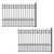 2-Panel Fence Kit – VENICE Style – 8x5 ft. Each 2-Panel Fence Kit – VENICE Style – 8x5 ft. Each
