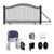 Automated Steel Sliding Driveway Gate and Gate Opener Complete Kit – DUBLIN Style – 16 x 6 Feet Automated Steel Sliding Driveway Gate and Gate Opener Complete Kit – DUBLIN Style – 16 x 6 Feet