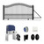 Automated Steel Sliding Driveway Gate and Gate Opener Complete Kit – PRAGUE Style – 16 x 6 Feet Automated Steel Sliding Driveway Gate and Gate Opener Complete Kit – PRAGUE Style – 16 x 6 Feet