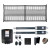 Automated Steel Dual Swing Driveway Gate and Gate Opener Complete Kit – Barcelona Style – 18 x 6 Feet