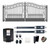 Automated Steel Dual Swing Driveway Gate and Gate Opener Complete Kit – Venice Style – 18 x 6 Feet Automated Steel Dual Swing Driveway Gate and Gate Opener Complete Kit – Venice Style – 18 x 6 Feet