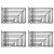 4-Panel Fence Kit – KYIV Style – 8x5 ft. 4-Panel Fence Kit – KYIV Style – 8x5 ft.