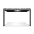 12x13 ft. Powered Aluminum Wall-Mounted Pergola with LED Lights - Galaxy Collection