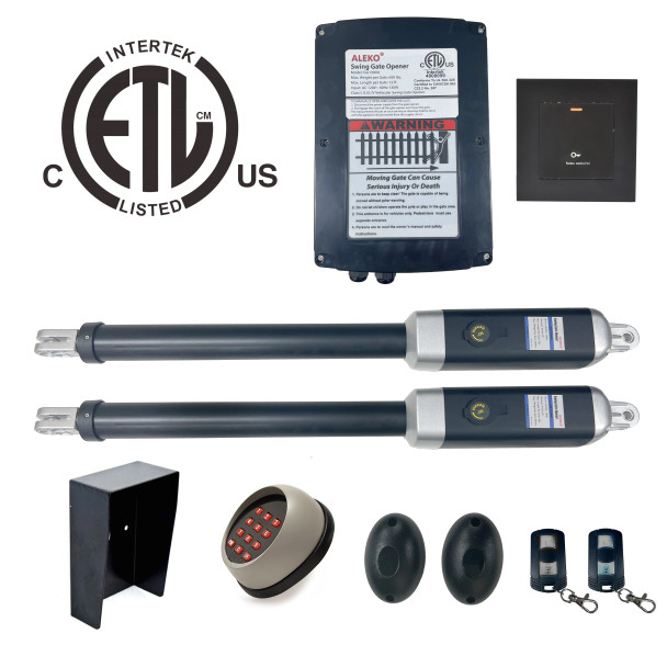 Dual Swing Gate Operator - GG1300U/AS1300U AC/DC - ETL Listed - Accessory Kit ACC4