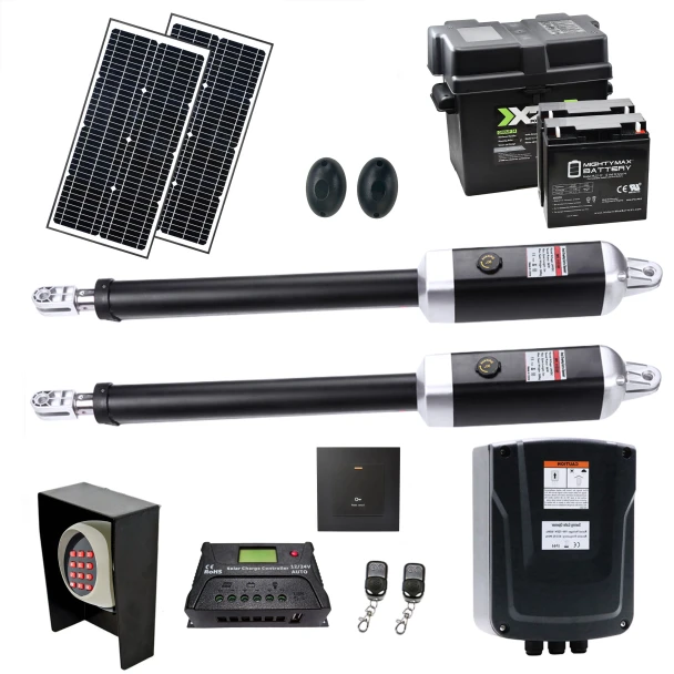 Dual Swing Gate Operator - GG1700/AS1700 AC/DC - Solar Kit 60W