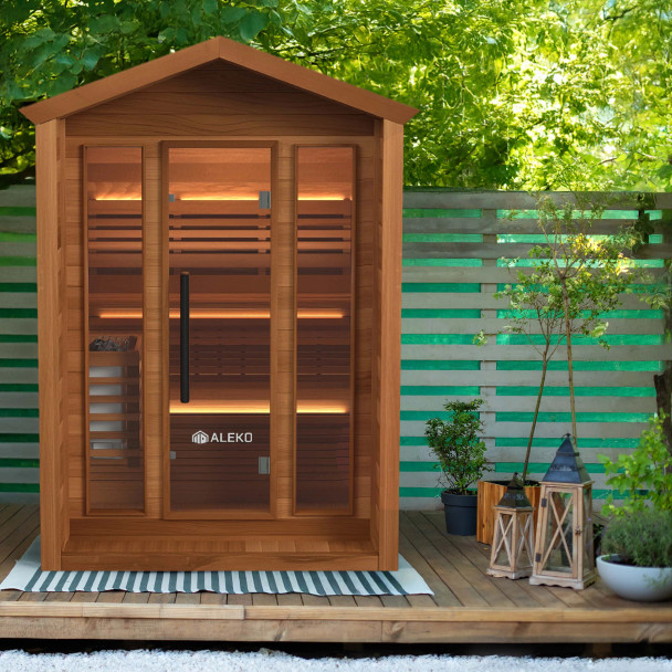 Fiesta Outdoor Sauna – 3-4 Person