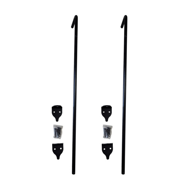 Outdoor Gate Drop Rod Lock – 24”H - Set of 2