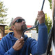 Hook Style Hand Crank for Half Cassette Retractable Awnings - Dark Gray