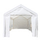 Heavy Duty Outdoor Canopy Tent Sidewalls and Windows - 10 X 20 FT - White