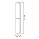 Steel Sliding Driveway Gate - 12 ft with Pedestrian Gate - 5 ft - DUBLIN Style