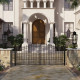 Steel Dual Swing Driveway Gate - LONDON Style - 12 x 6 Feet