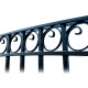 Steel Dual Swing Driveway Gate - PARIS Style - 12 x 6 Feet