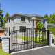 Steel Dual Swing Driveway Gate - PARIS Style - 12 x 6 Feet Steel Dual Swing Driveway Gate - PARIS Style - 12 x 6 Feet