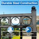 Steel Sliding Driveway Gate - PARIS Style - 12 x 6 Feet